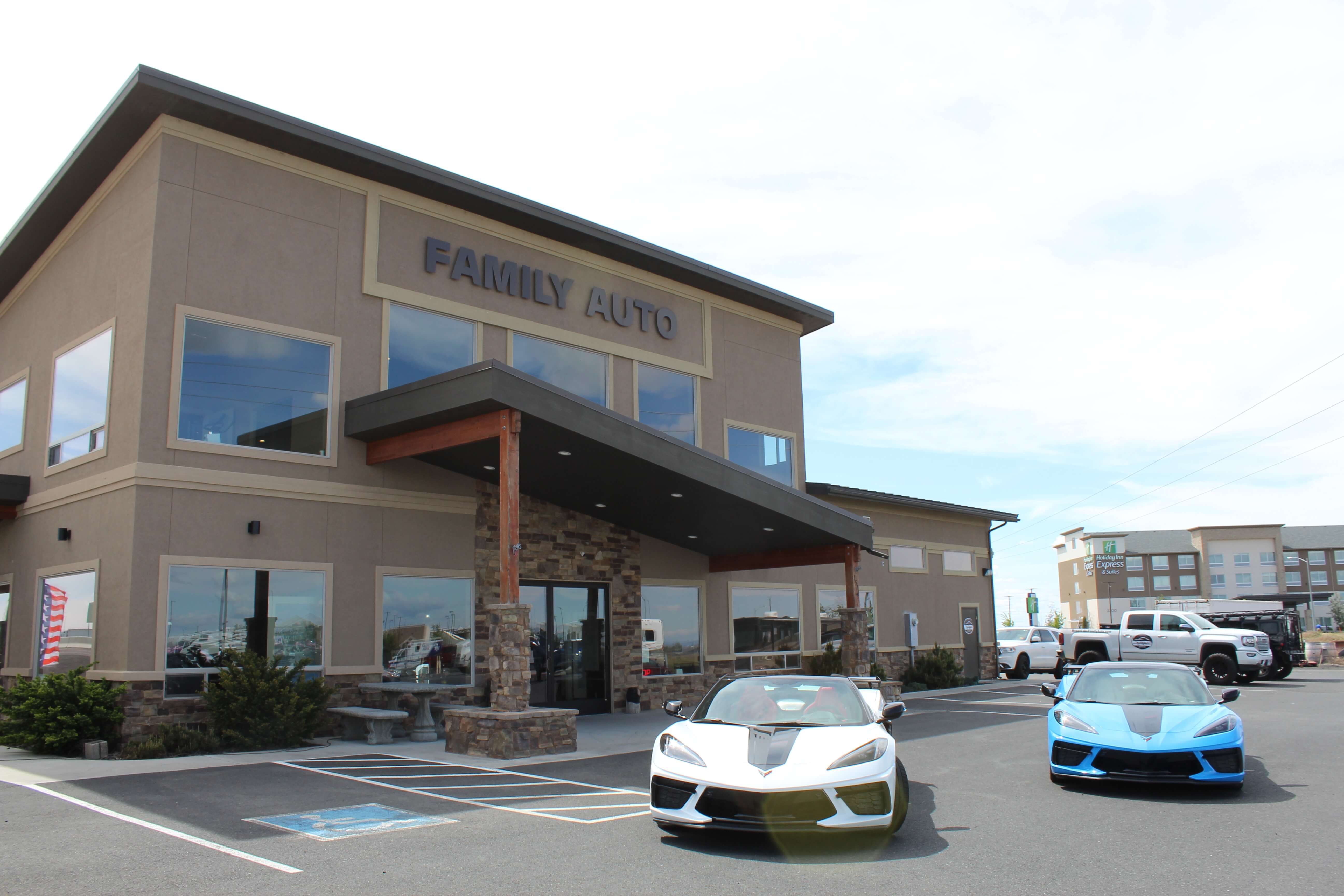Family Auto dealership commercial building structural engineering by JSL Engineering in Moses Lake, Washington